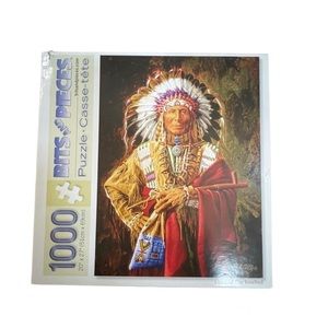 NWT Bits and Pieces Chief of the Rosebud 1000 Piece Puzzle
